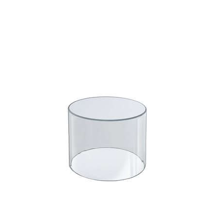 Azar Displays 4"W x 4"H Clear Acrylic Cylinder 556404